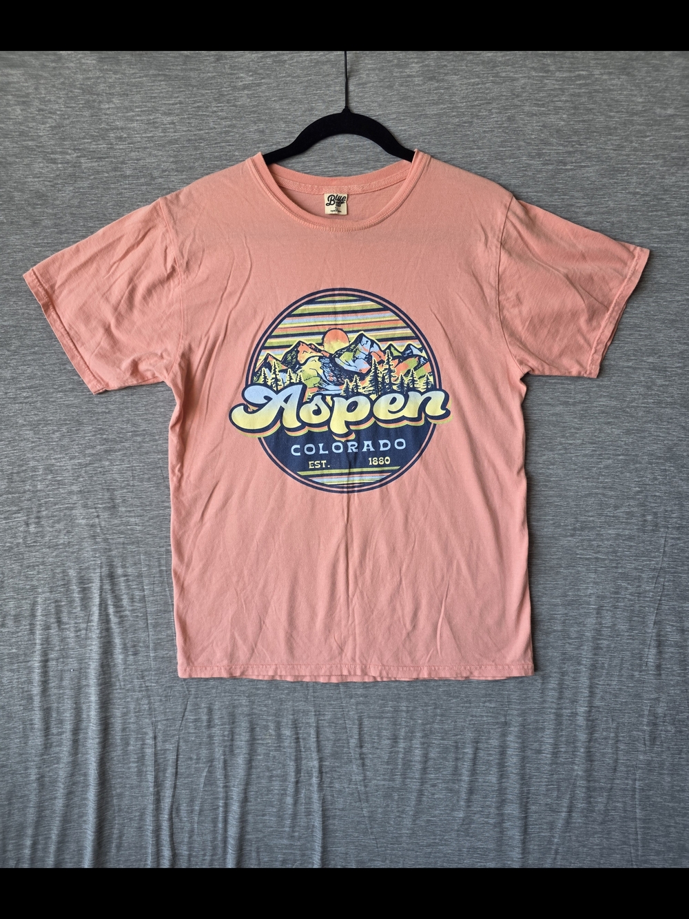 Aspen Colorado Graphic Tee - Pink